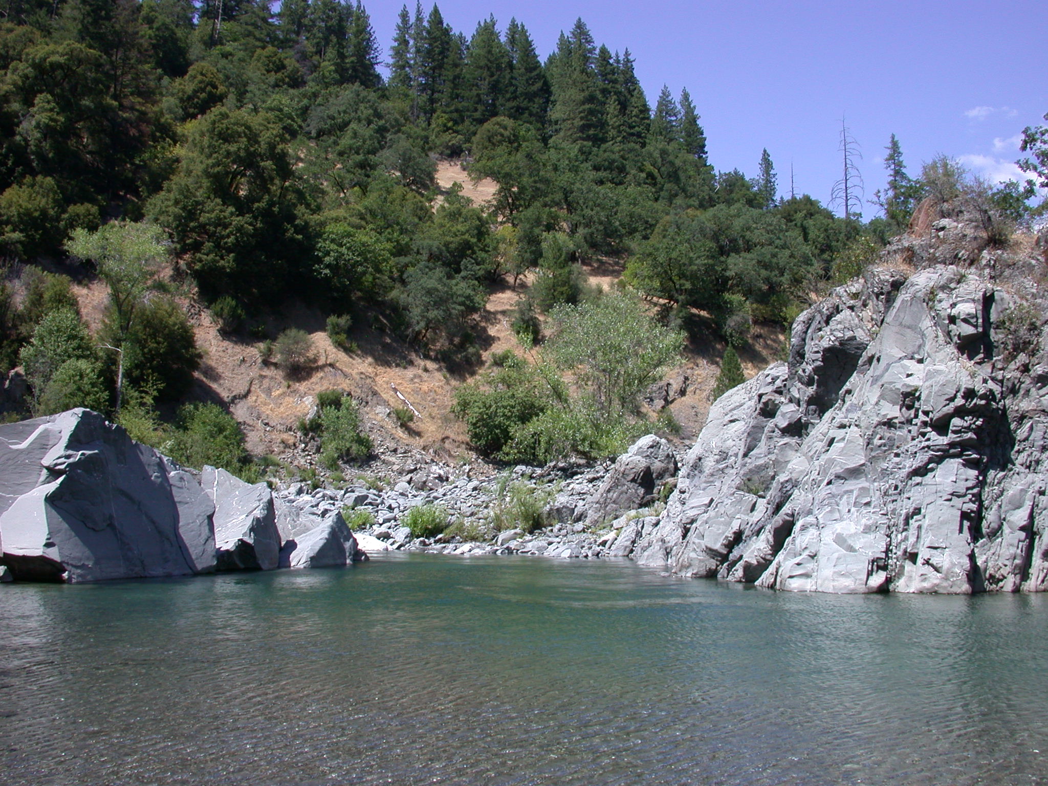 Holy Swimming Hole on the Eel River Near Covelo