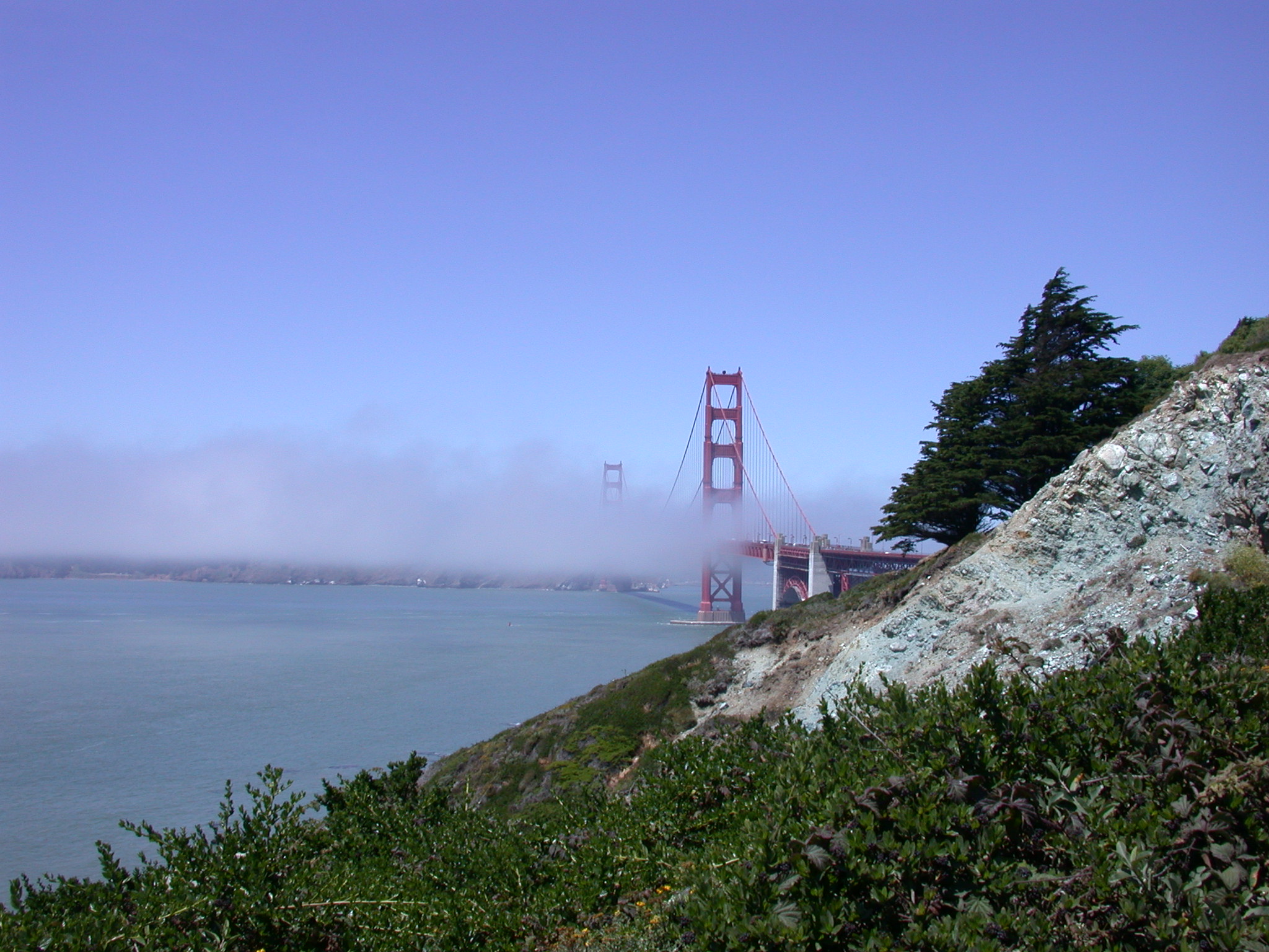 Golden Gate Bridge From Boy Beach