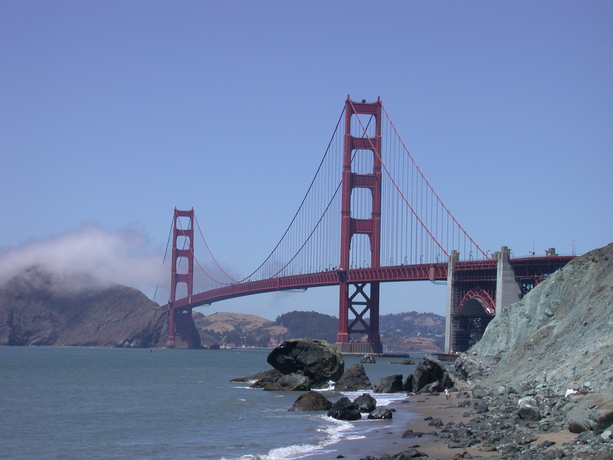 Golden Gate Bridge With a Dash of Fog