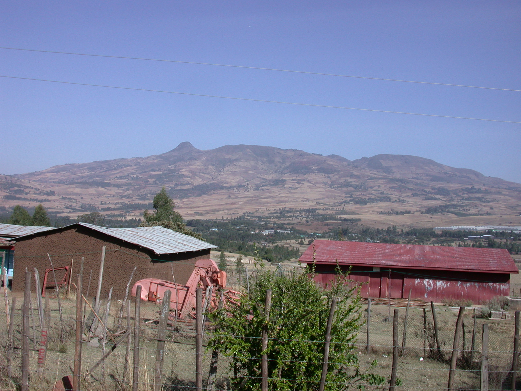 Countryside on Way From Addis Ababa to Melka Kunture, Ethiopia