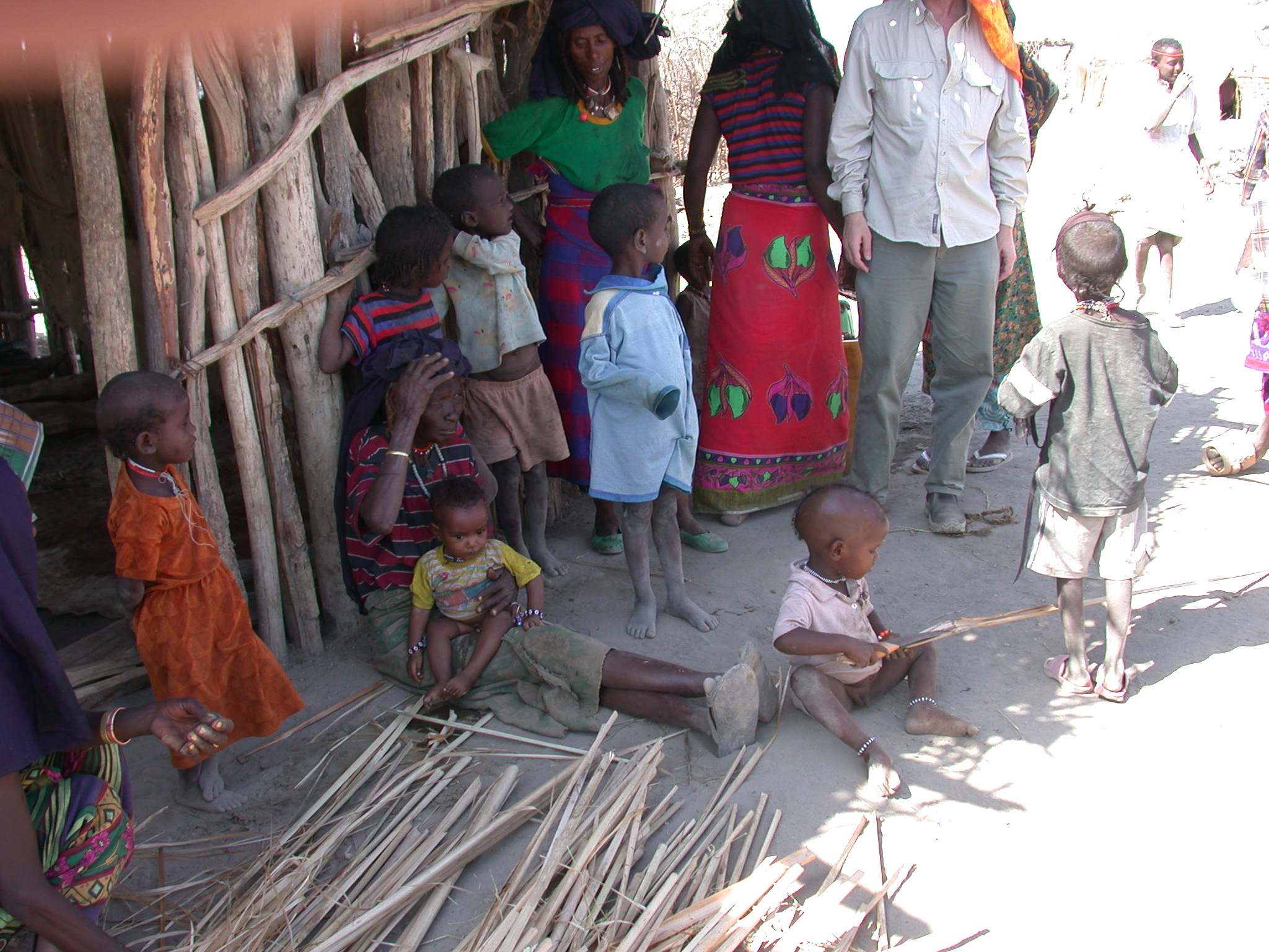 Children in Afar Village Near Bilen Lodge, Afar, Awash, Ethiopia