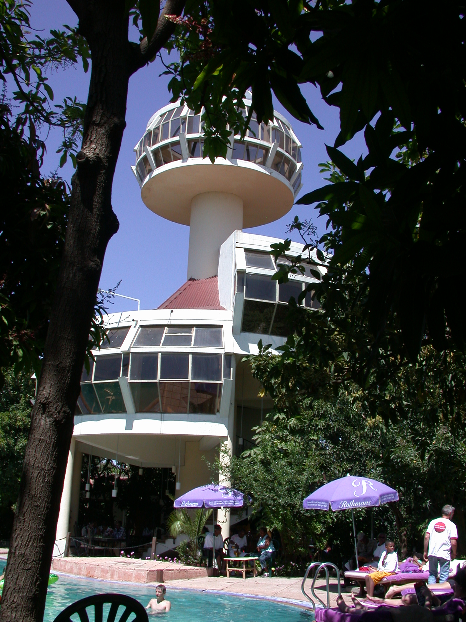 Spacestation Restaurant at Safari Lodge, Between Awash Saba and Addis Ababa, Ethiopia