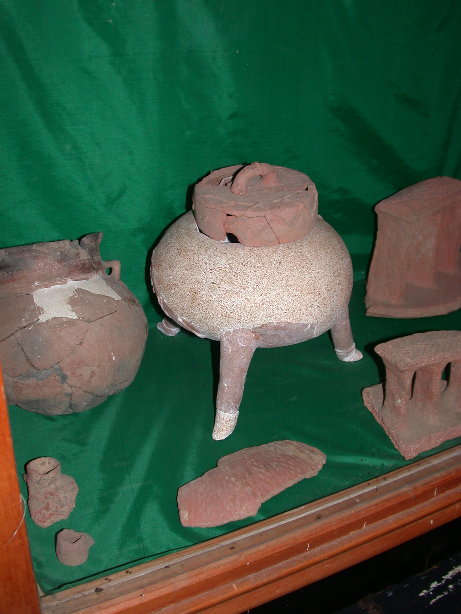 Three-Legged Pot and Miscellaneous Items, Axum Museum, Axum, Tigrai, Ethiopia