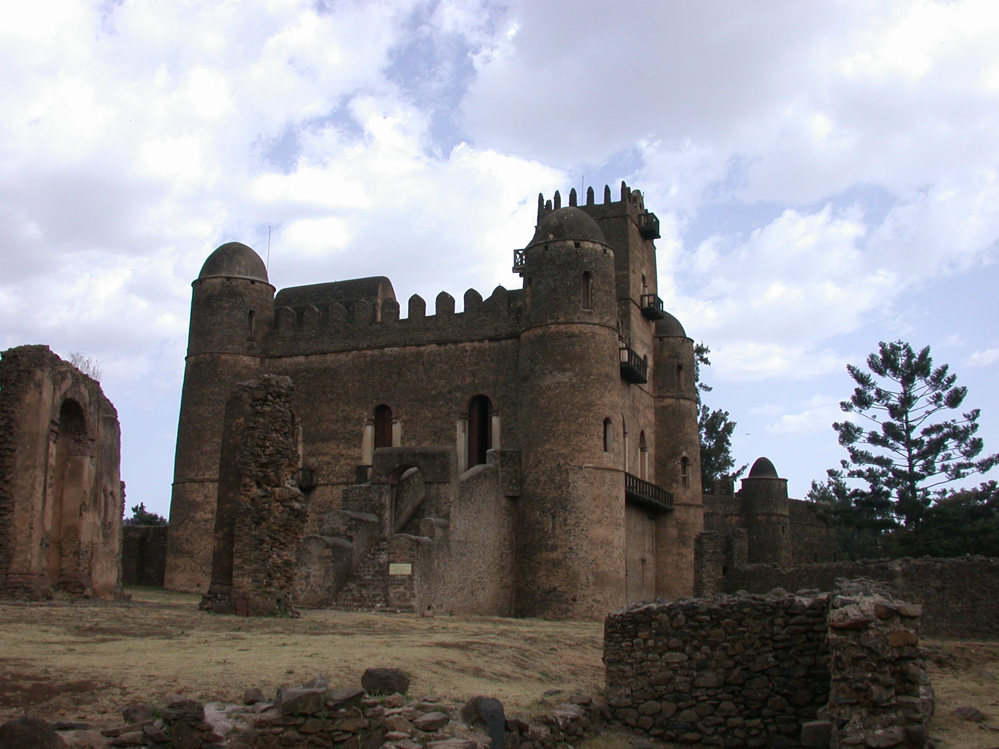 Palace, Fasil Ghebbi Royal Enclosure, Gonder, Ethiopia
