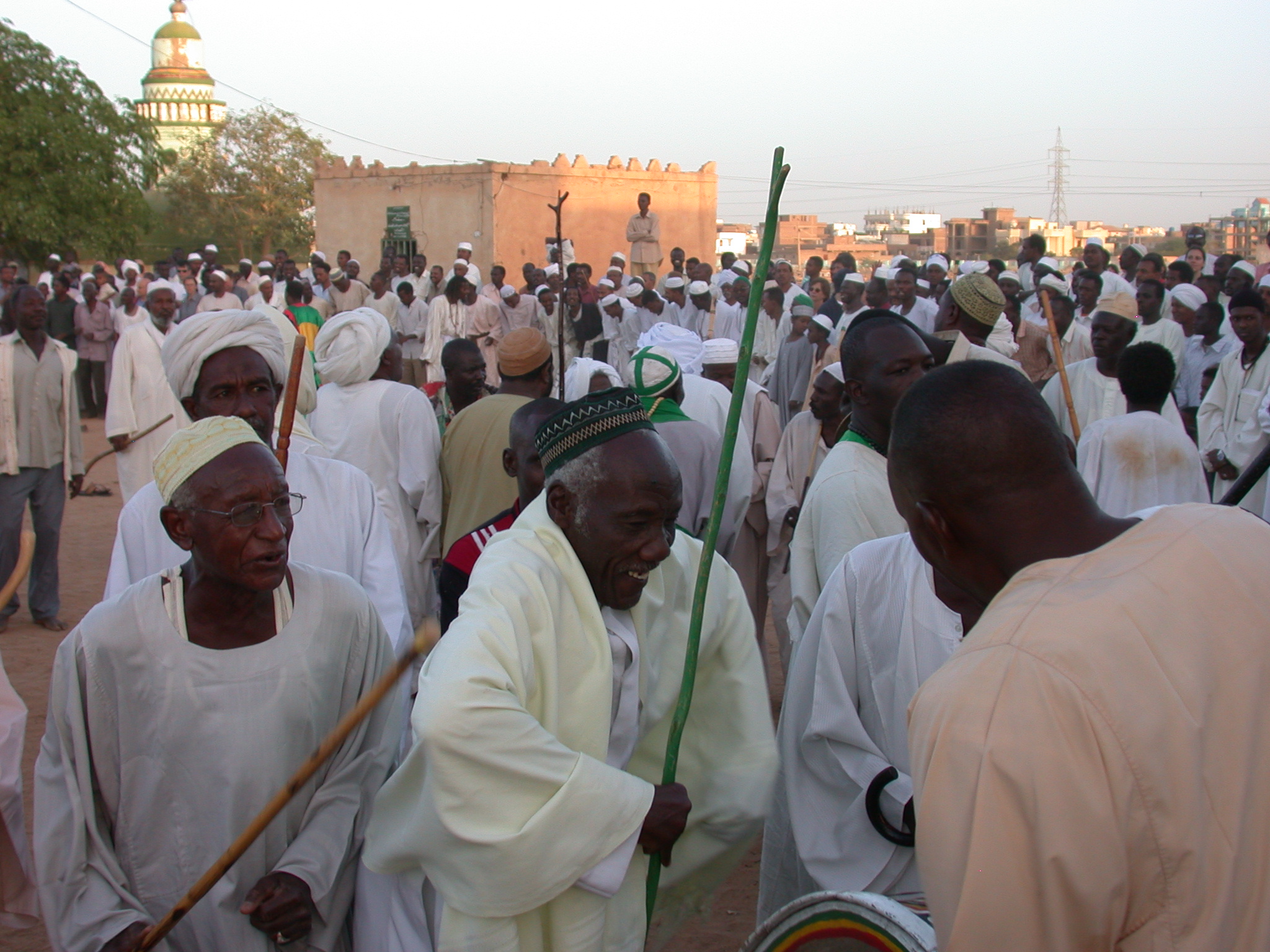 Man Entering Blissful Trance While Sufi Dancing, Omdurman, Sudan