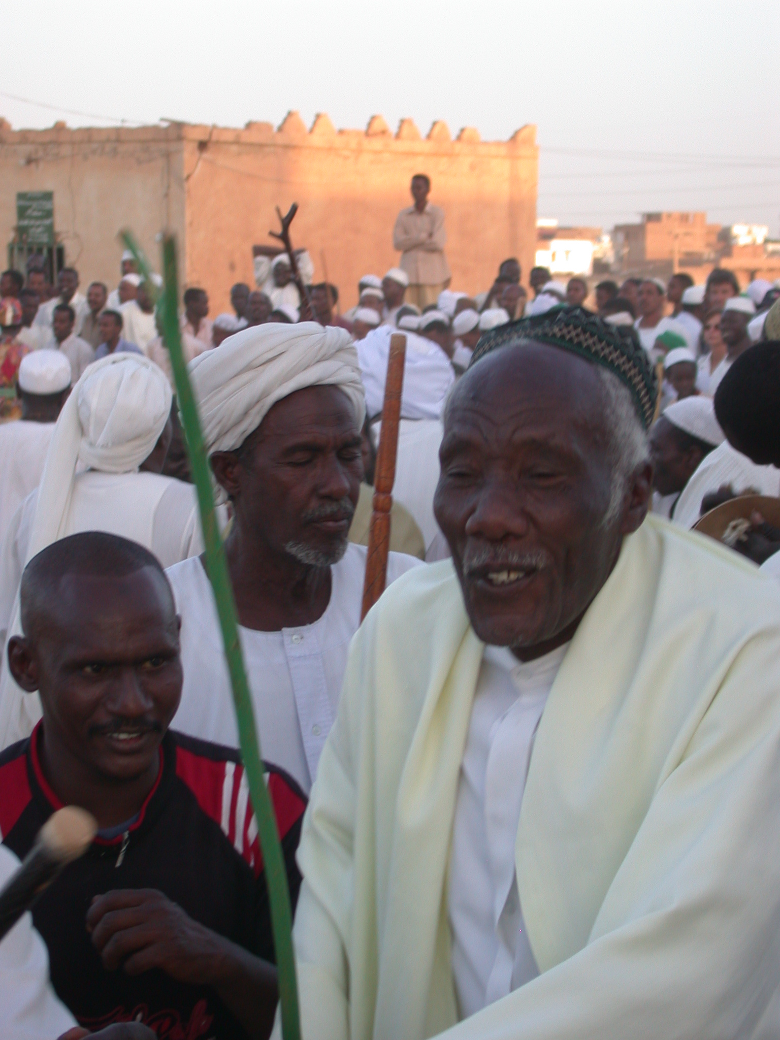 Man Entering Blissful Trance While Sufi Dancing, Omdurman, Sudan