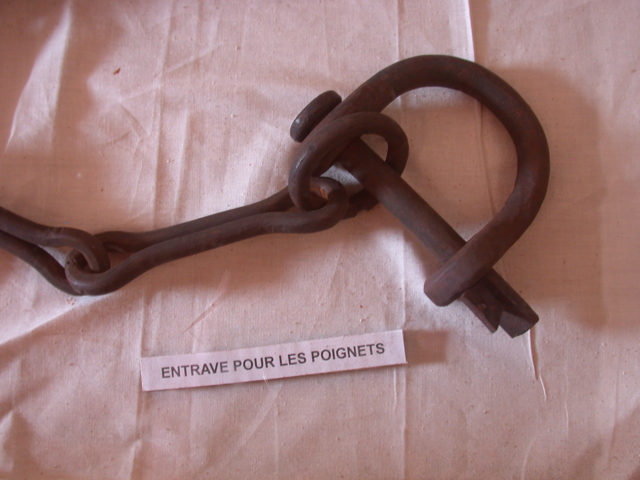 Shackles for Wrists, Maison des Esclaves, Ile de Goree, Dakar, Senegal