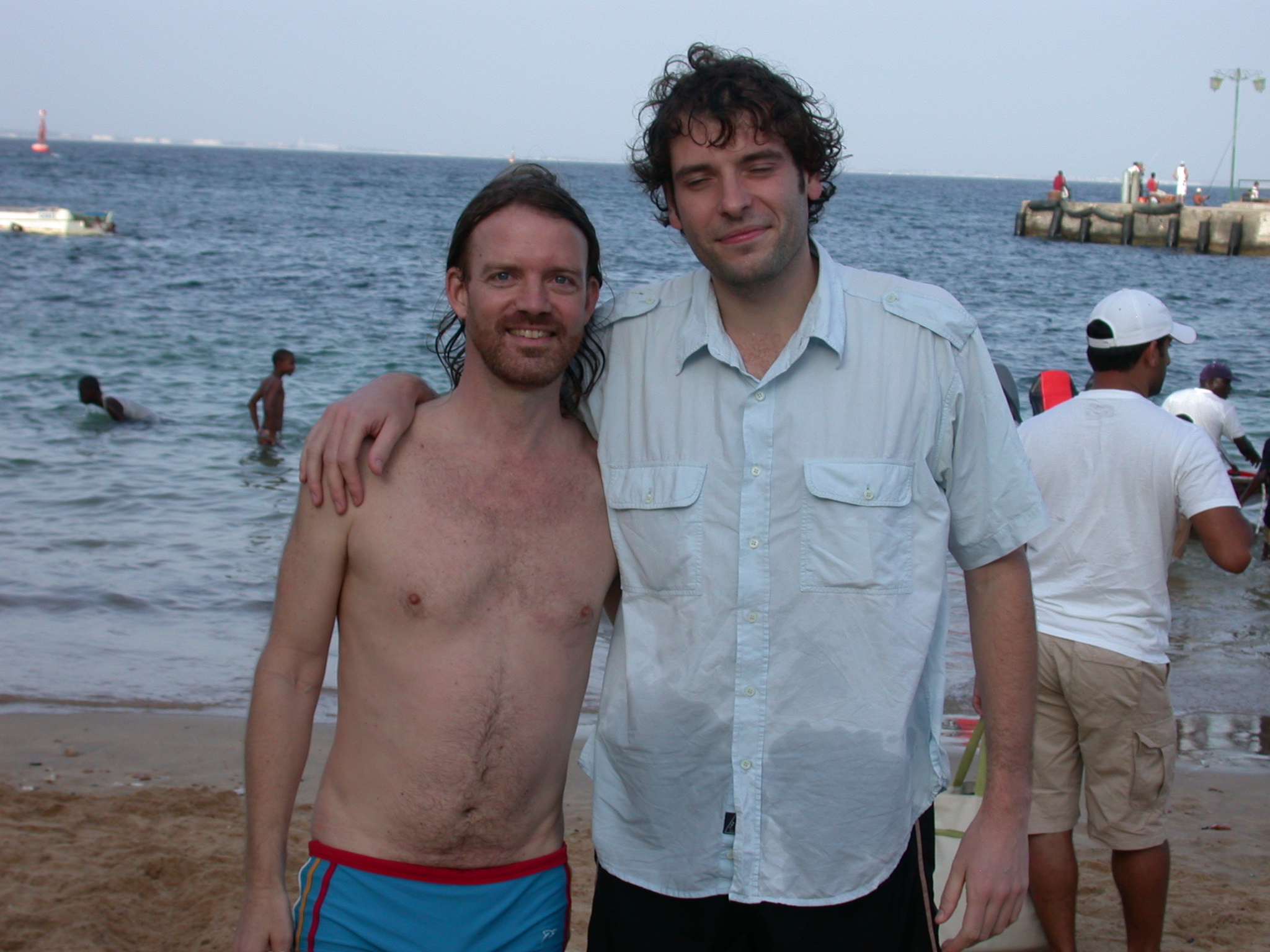 Italian Friend on the Beach, Ile de Goree, Dakar, Senegal