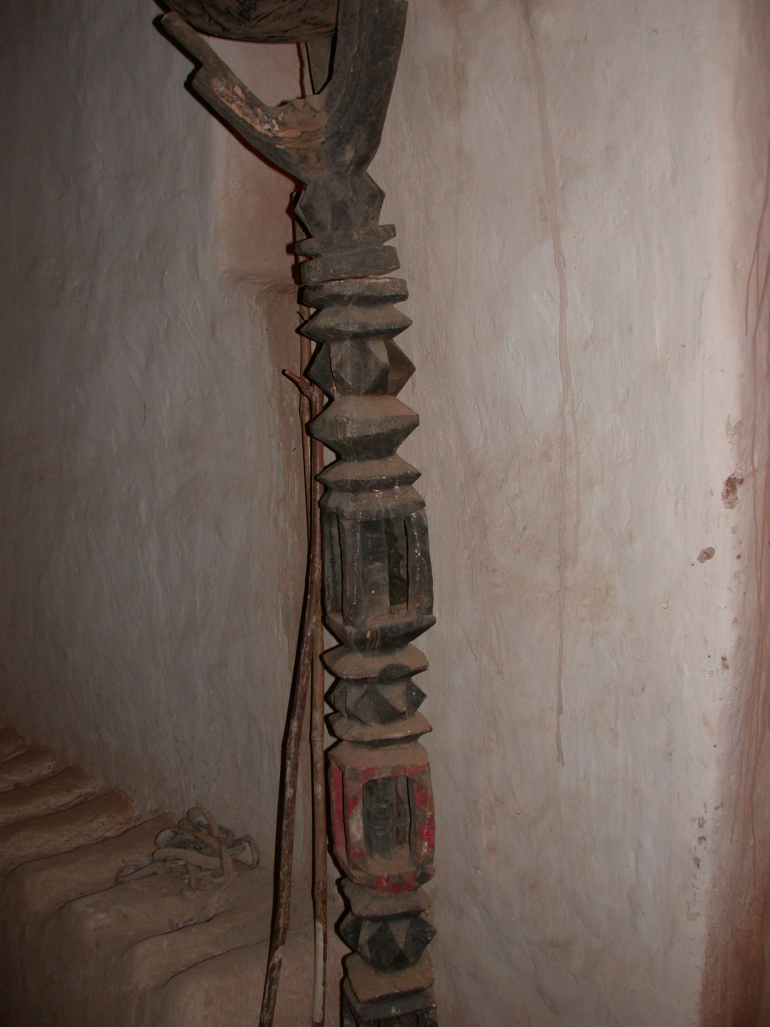 Traditional Staff at Museum in Ancient City of Oulata, Mauritania