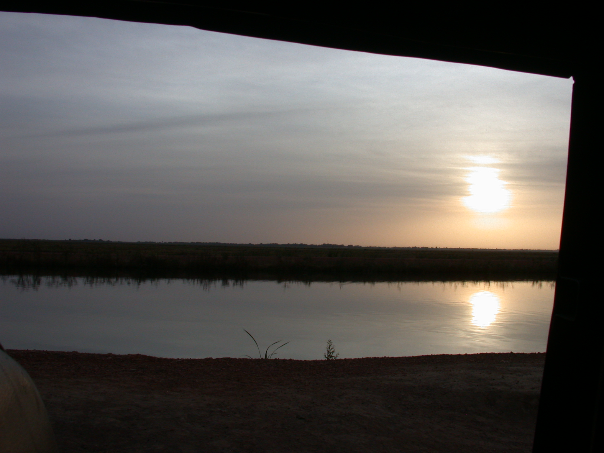 Sunrise on the Route From Sokolo to Niono, Mali