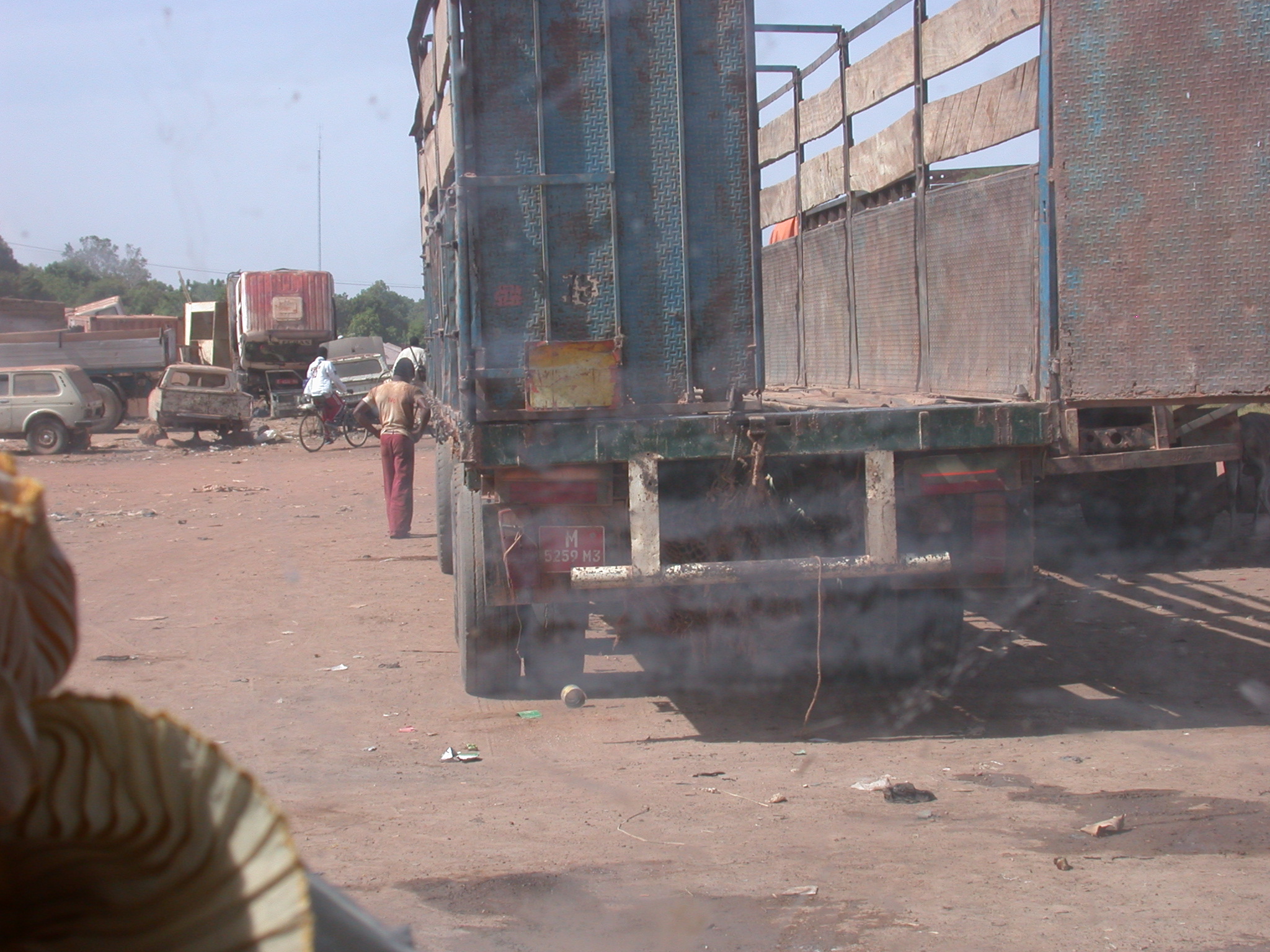 Truck and Driver in Nioro, Mali