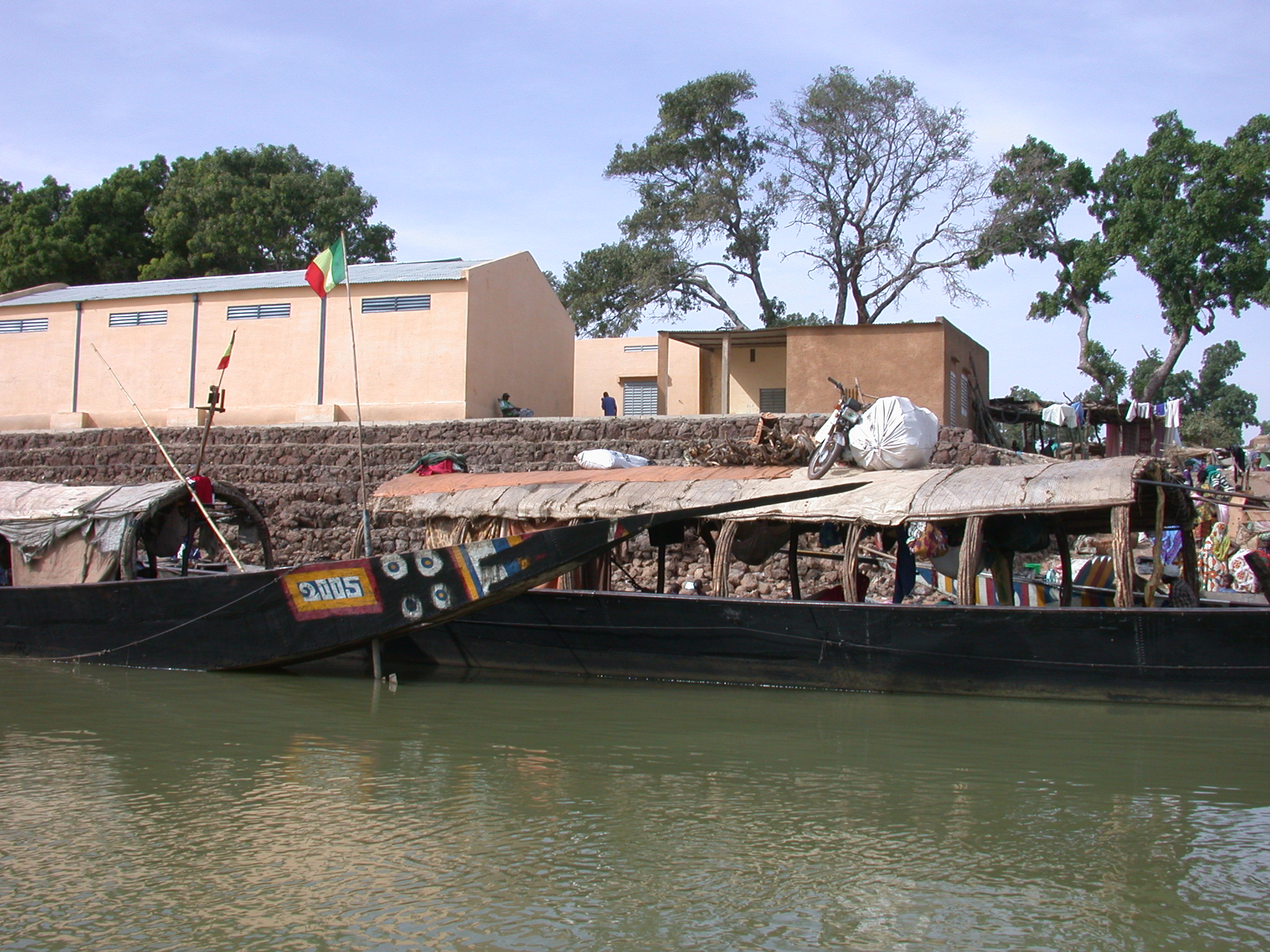 Pinasse Boats at Massina, Mali