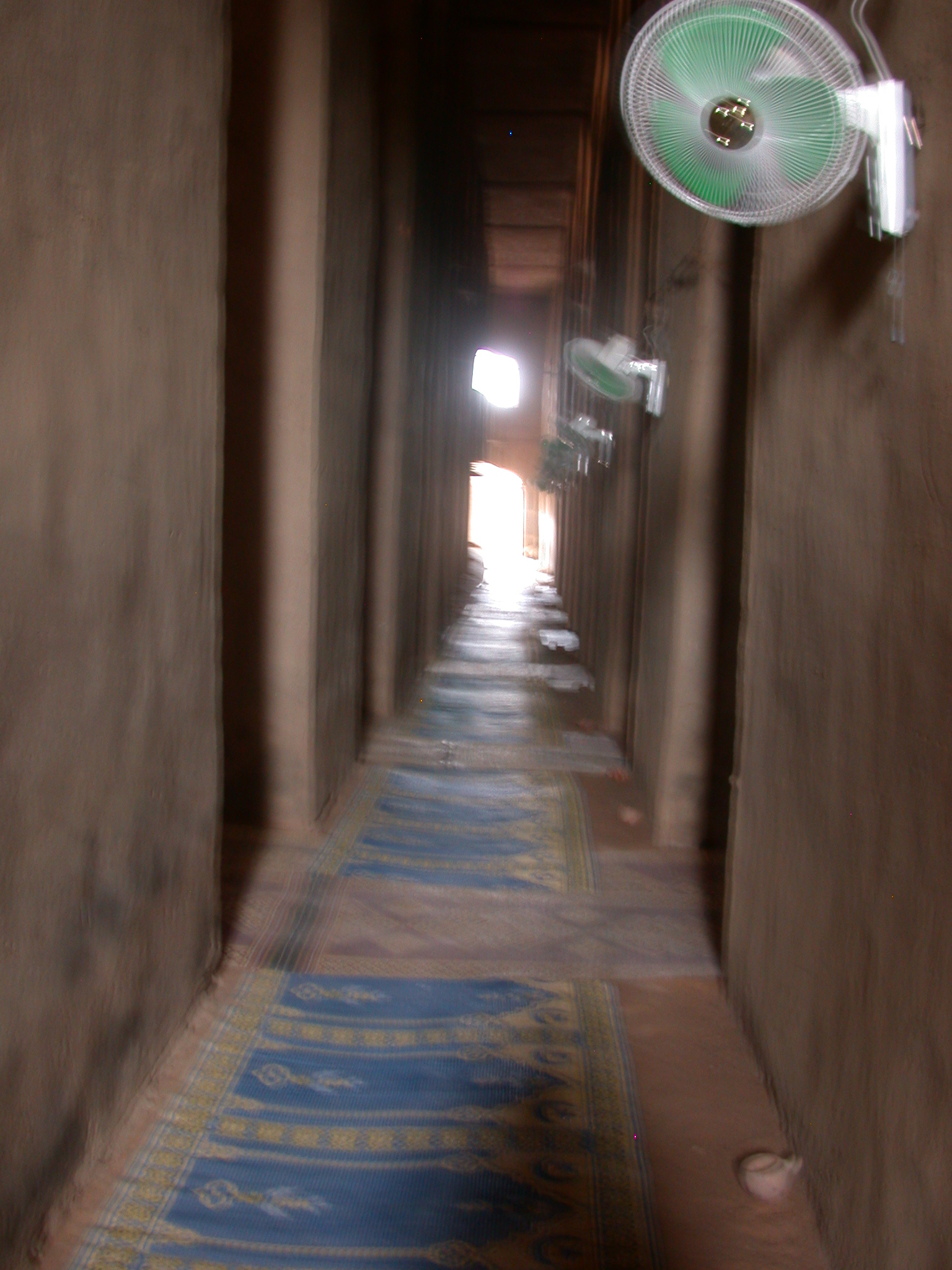 Interior Corridor of Mosque in Jenne, Mali