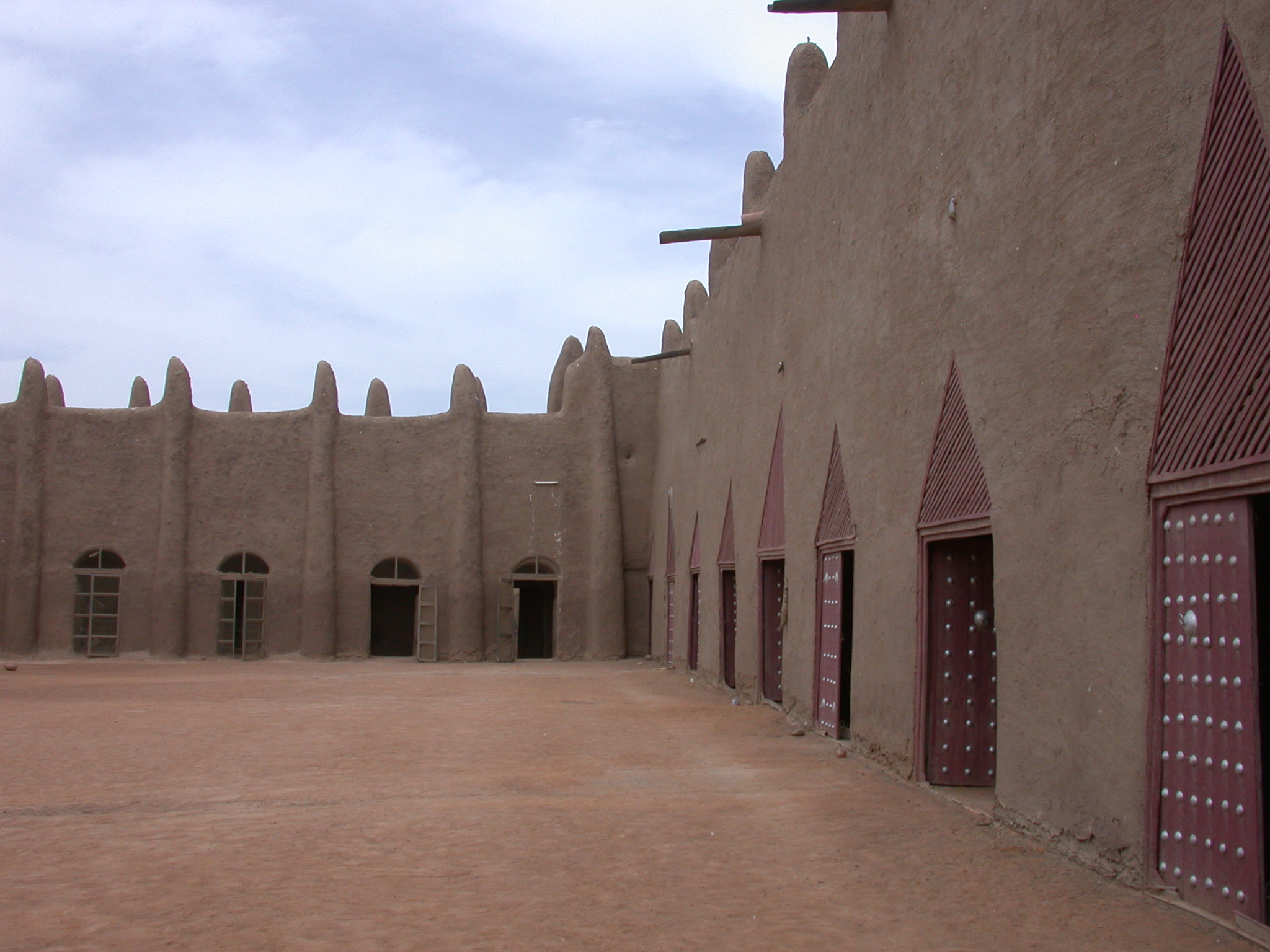 Courtyard of Mosque in Jenne, Mali