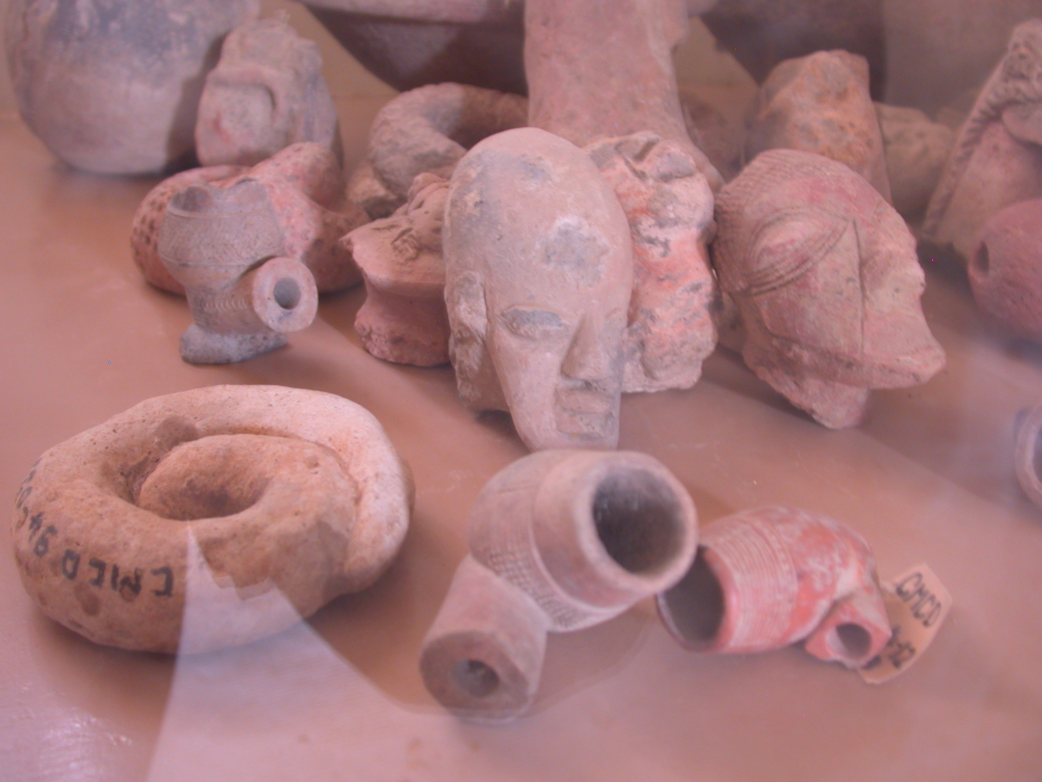 Artifacts at Museum at Jenne-Jeno, Mali