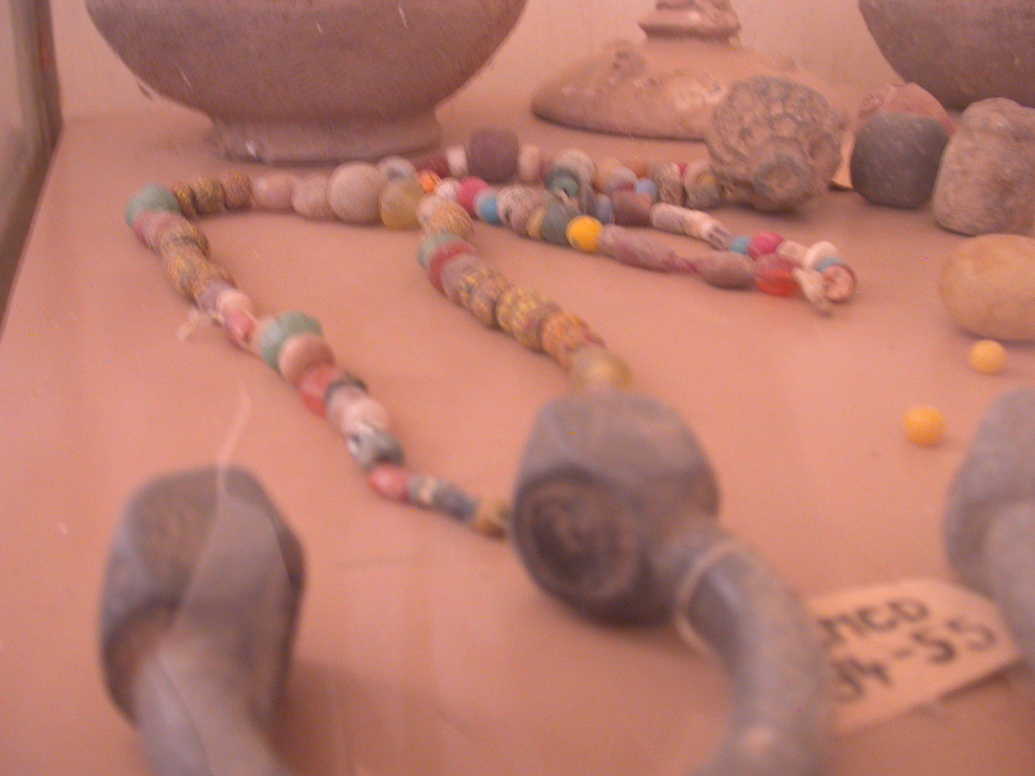 Artifacts at Museum at Jenne-Jeno, Mali