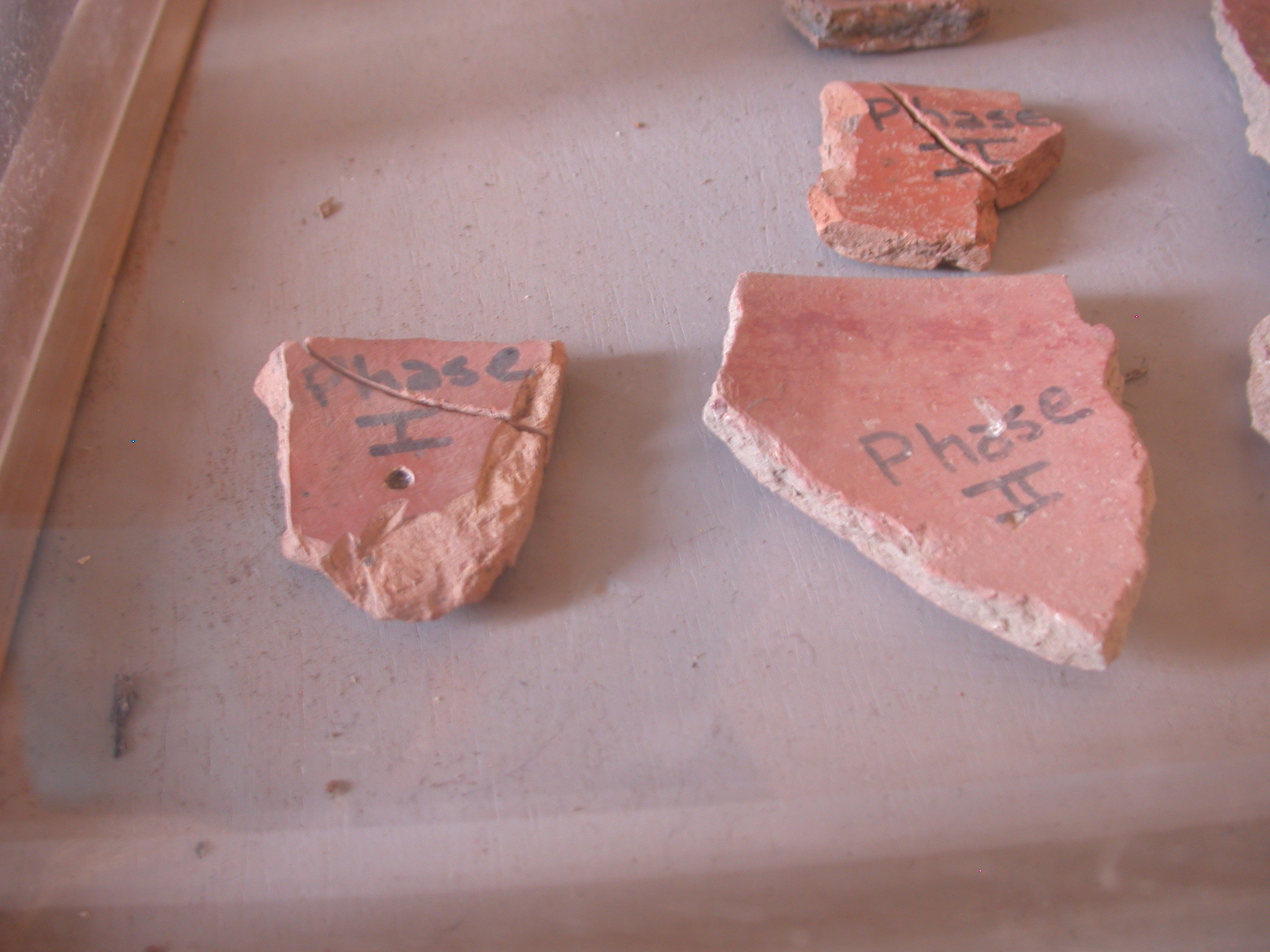 Pottery Phases of Artifacts at Museum at Jenne-Jeno, Mali