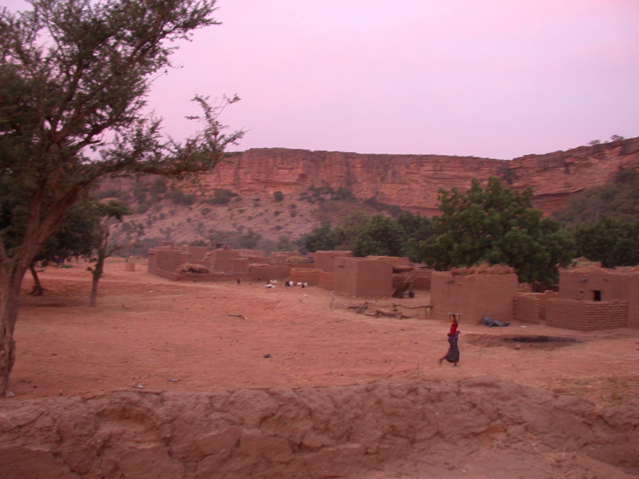 View of Falaise or Escarpment From Telli Village, Dogon Country, Mali