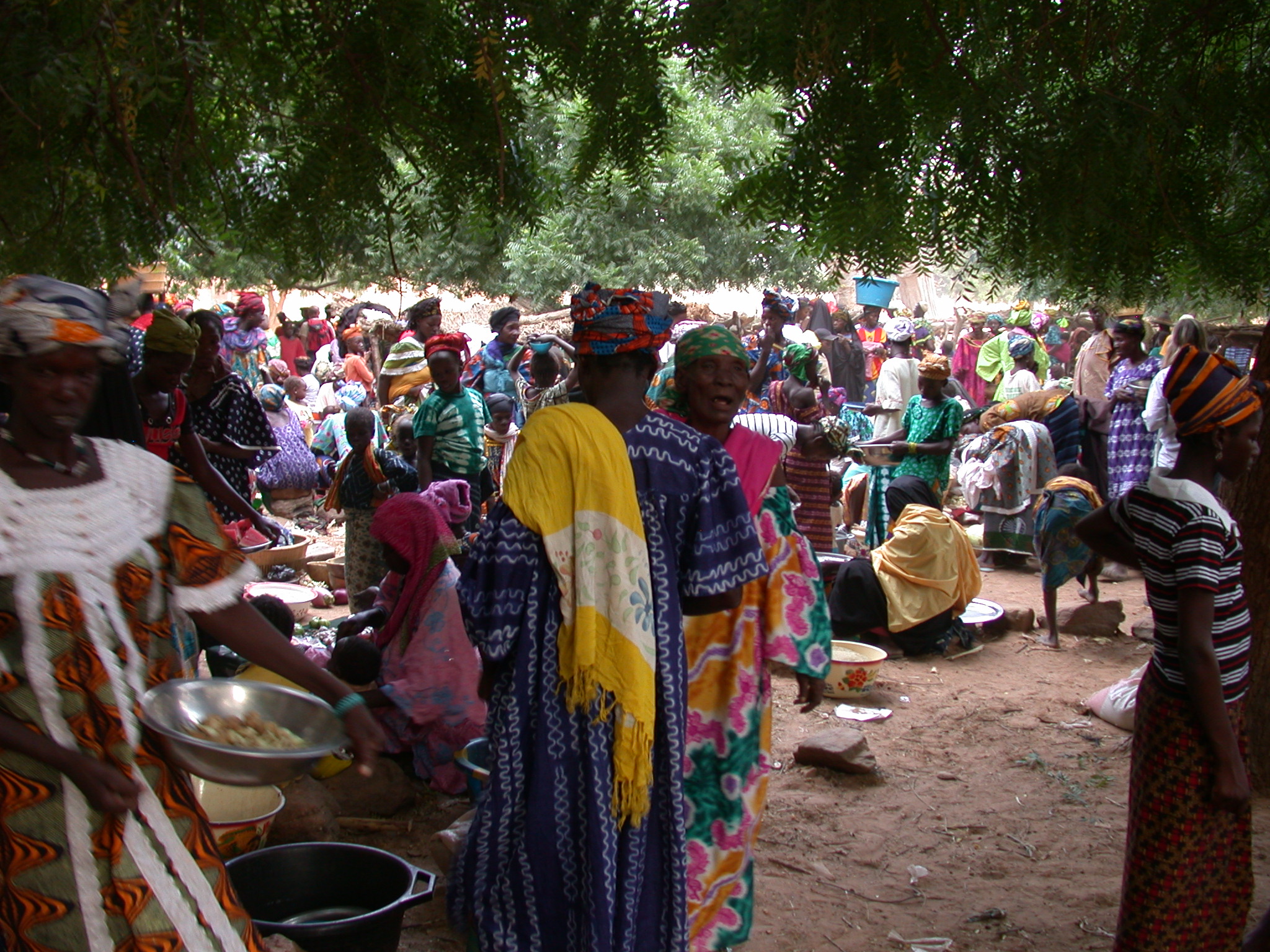 Marketplace at Ennde Village, Dogon Country, Mali