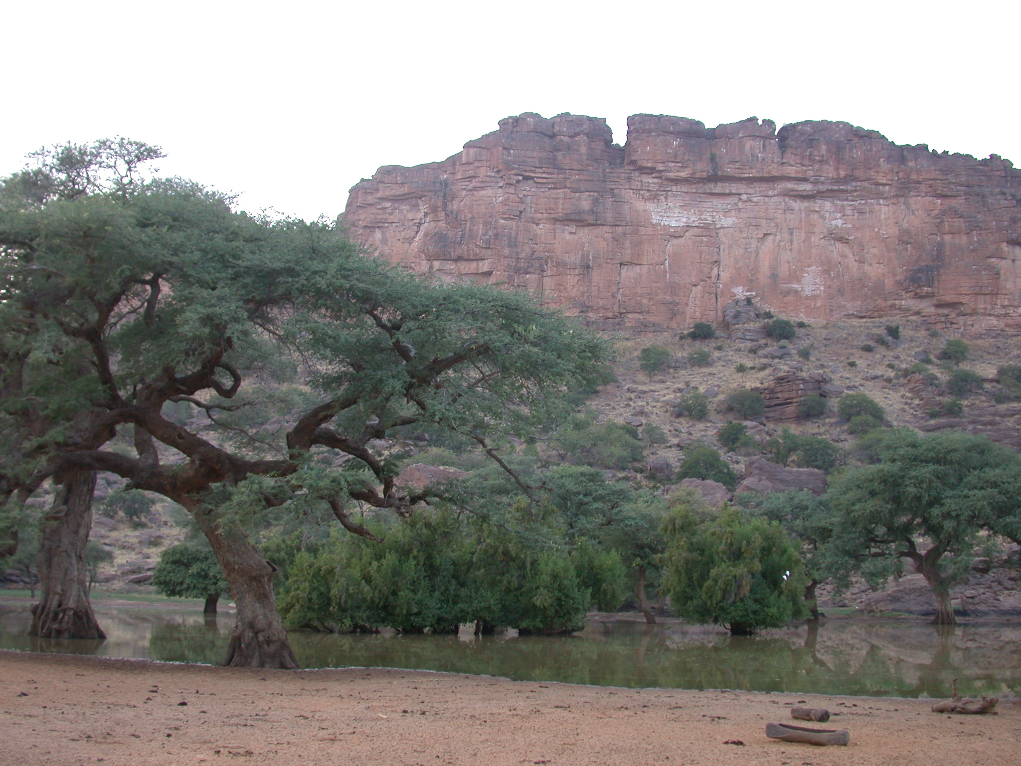 Landscape on Path From Ennde Village to Begnemoto Village, Dogon Country, Mali