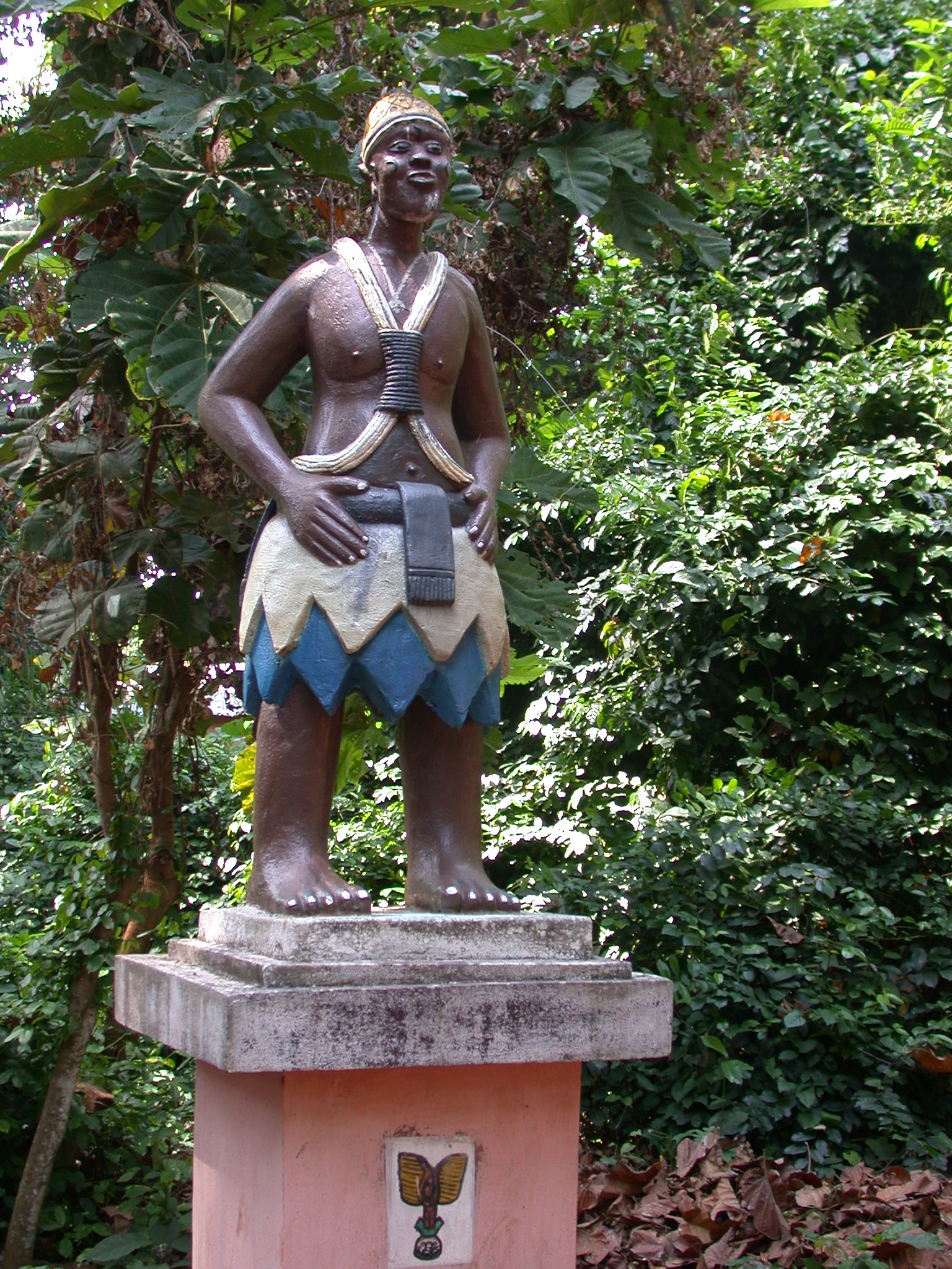 Sculpture, Kpasse Sacred Forest, Ouidah, Benin