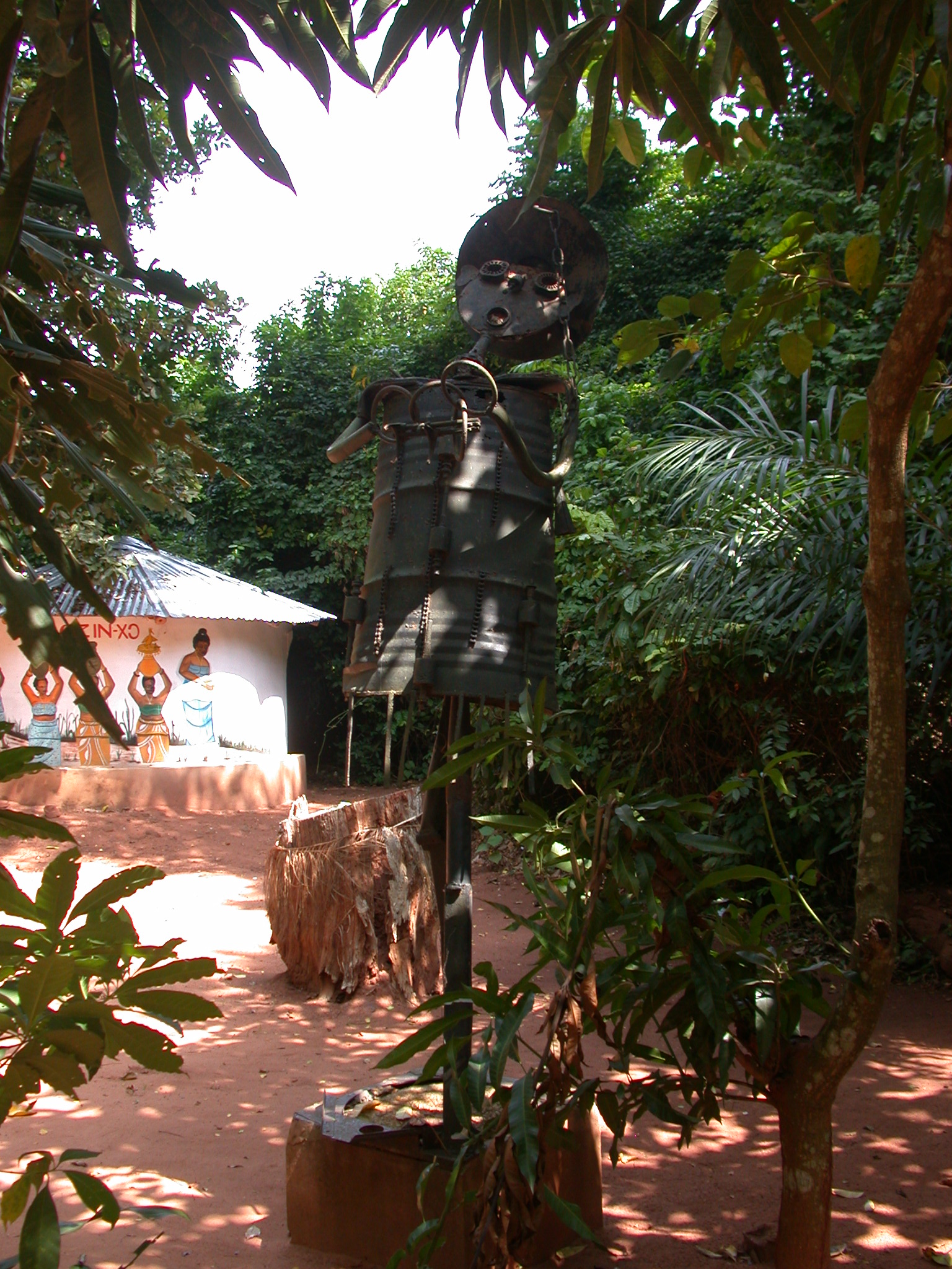 Sculpture, Kpasse Sacred Forest, Ouidah, Benin