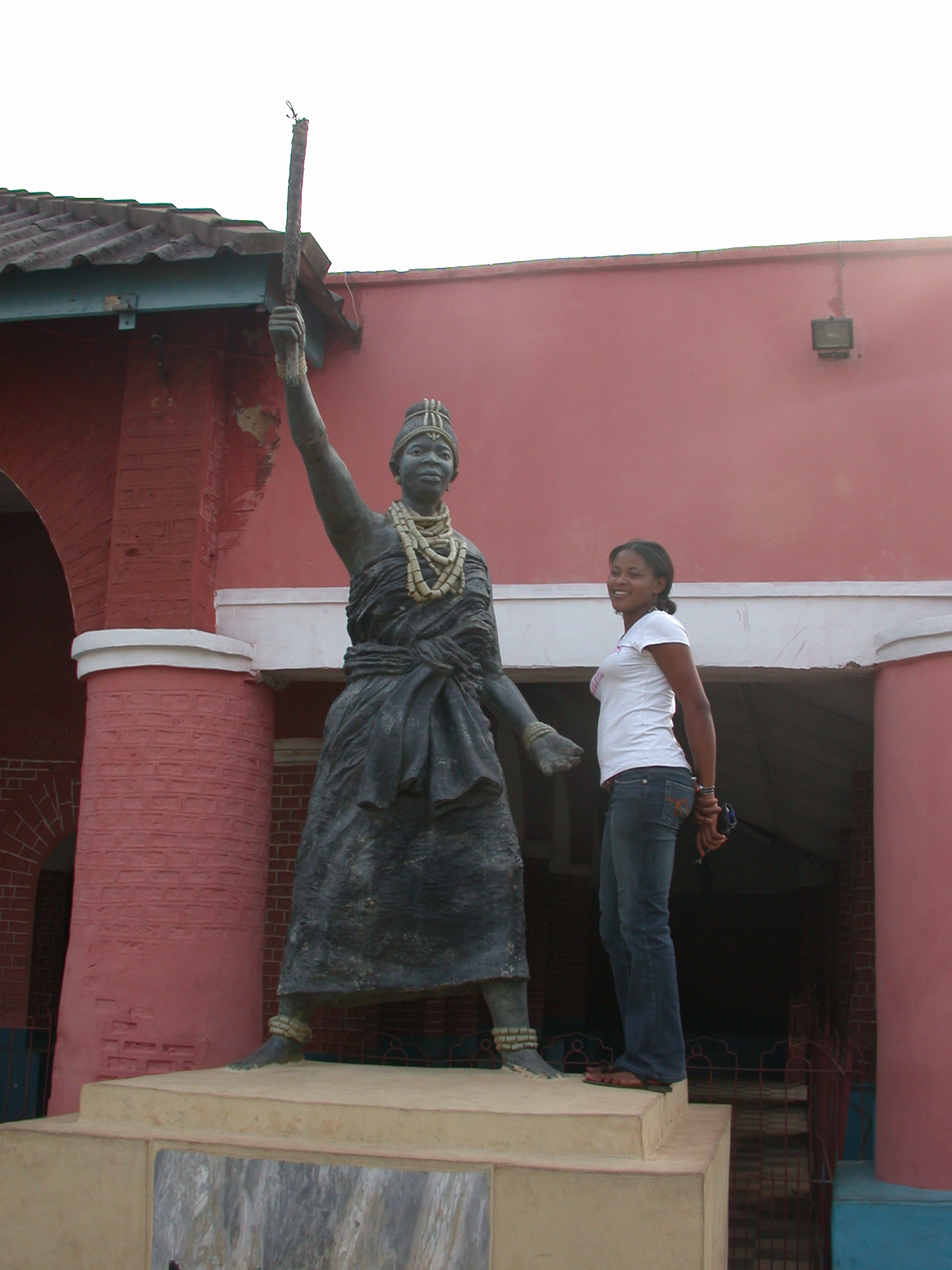 Statue of the Yoruba Heroine Moremi, Oba Palace, Ile-Ife, Nigeria