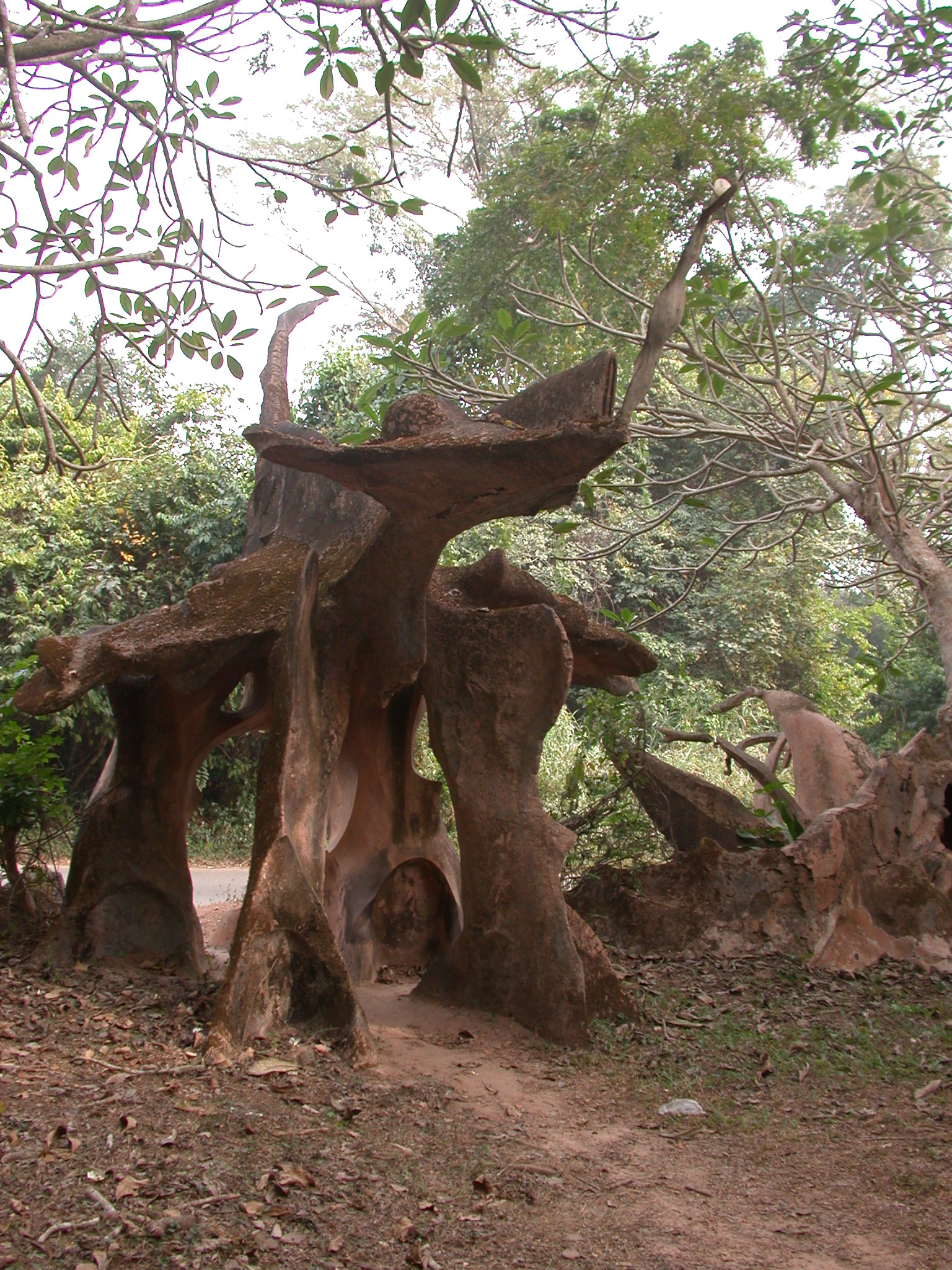 Chameleon Sculpture, Osun Sacred Grove, Oshogbo, Nigeria