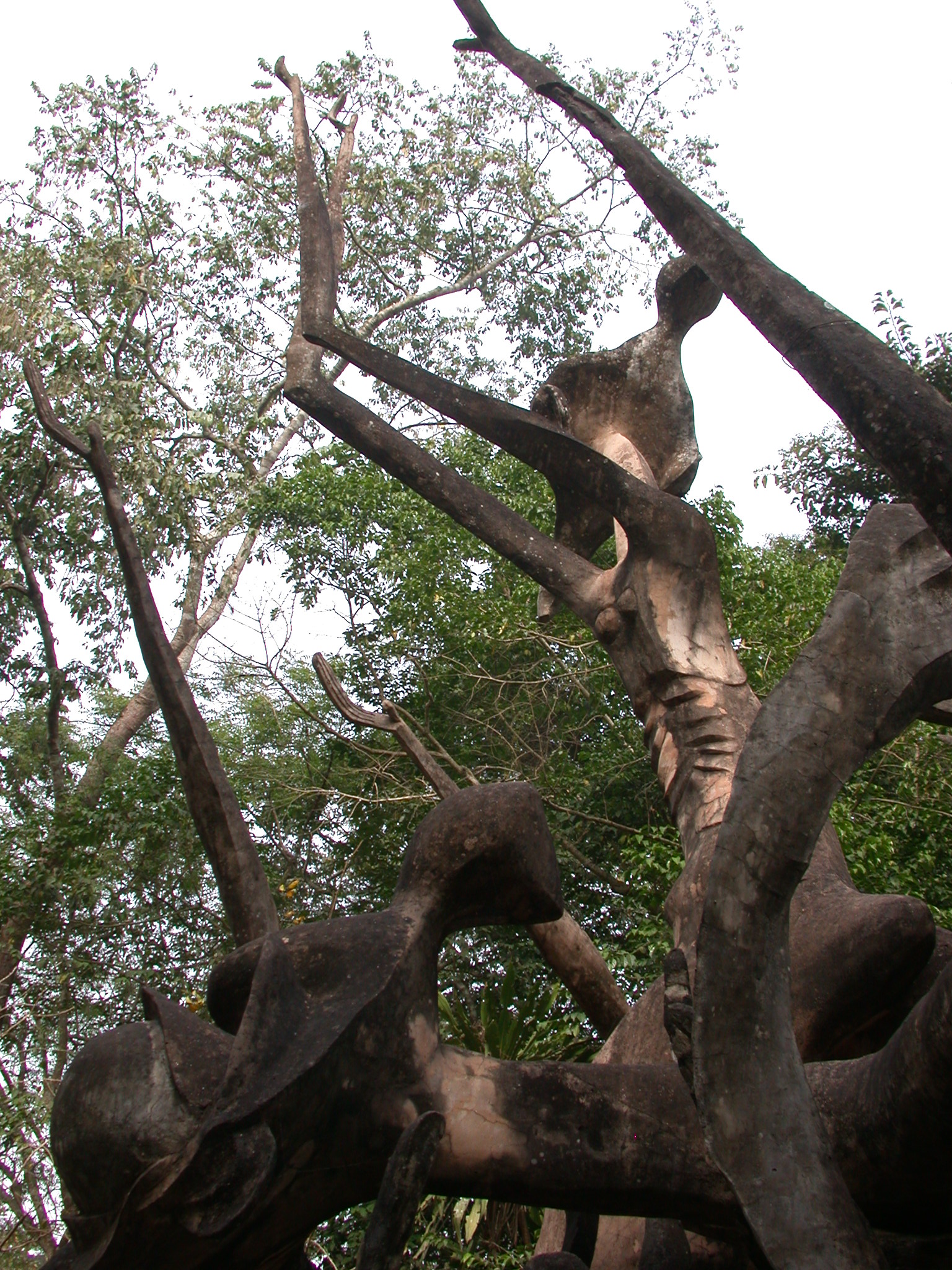Closeup of Sculpture, Osun Sacred Grove, Oshogbo, Nigeria