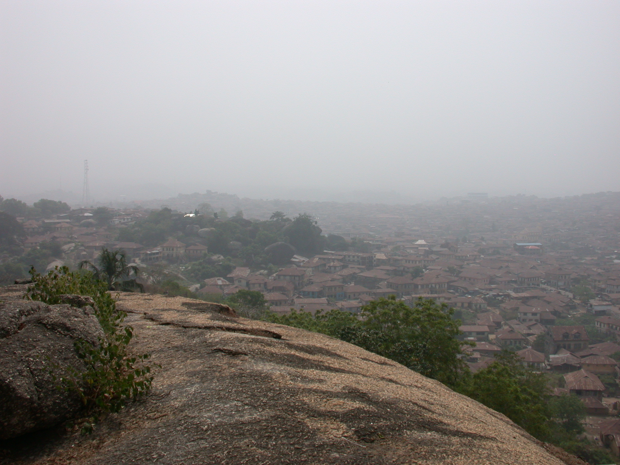 View of City, Olumo Rock, Abeokuta, Nigeria