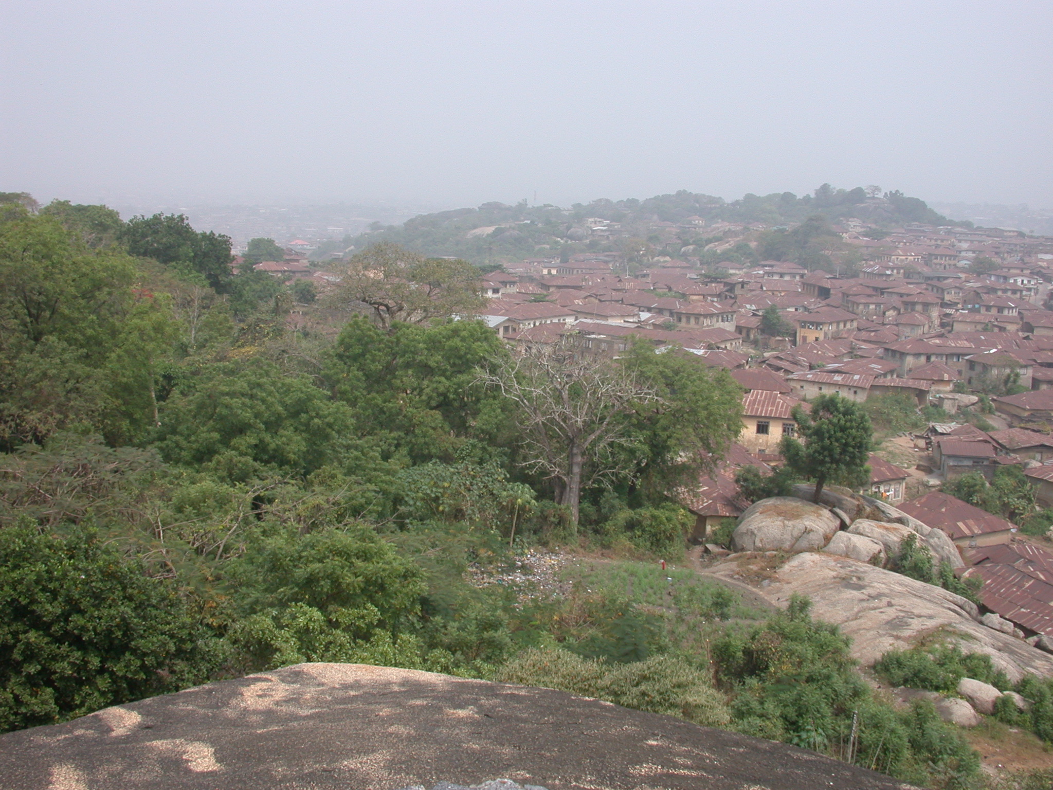 View of City, Olumo Rock, Abeokuta, Nigeria