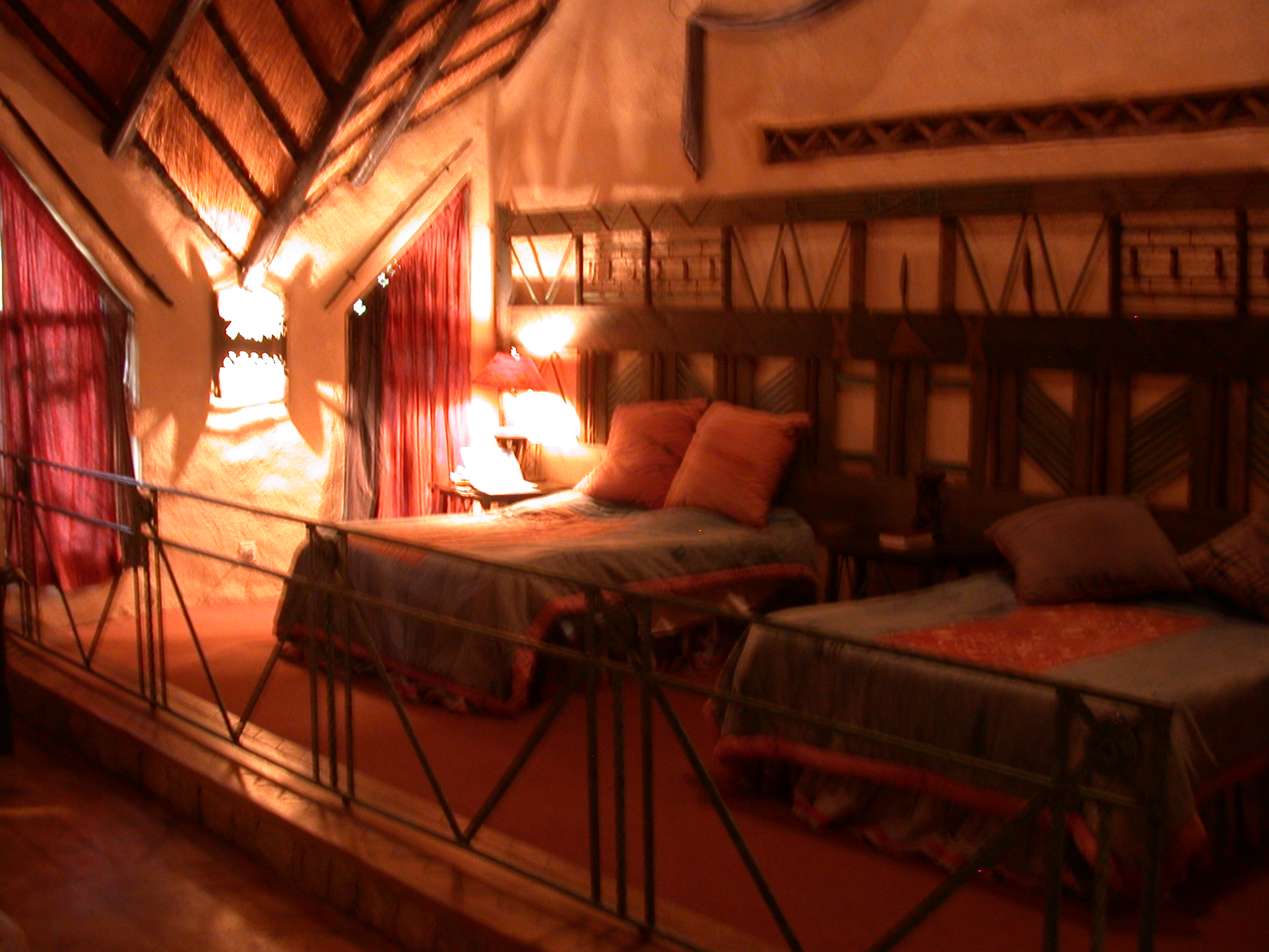 Bedroom of My Suite at the Ancient City Lodge, Great Zimbabwe, Outside Masvingo, Zimbabwe