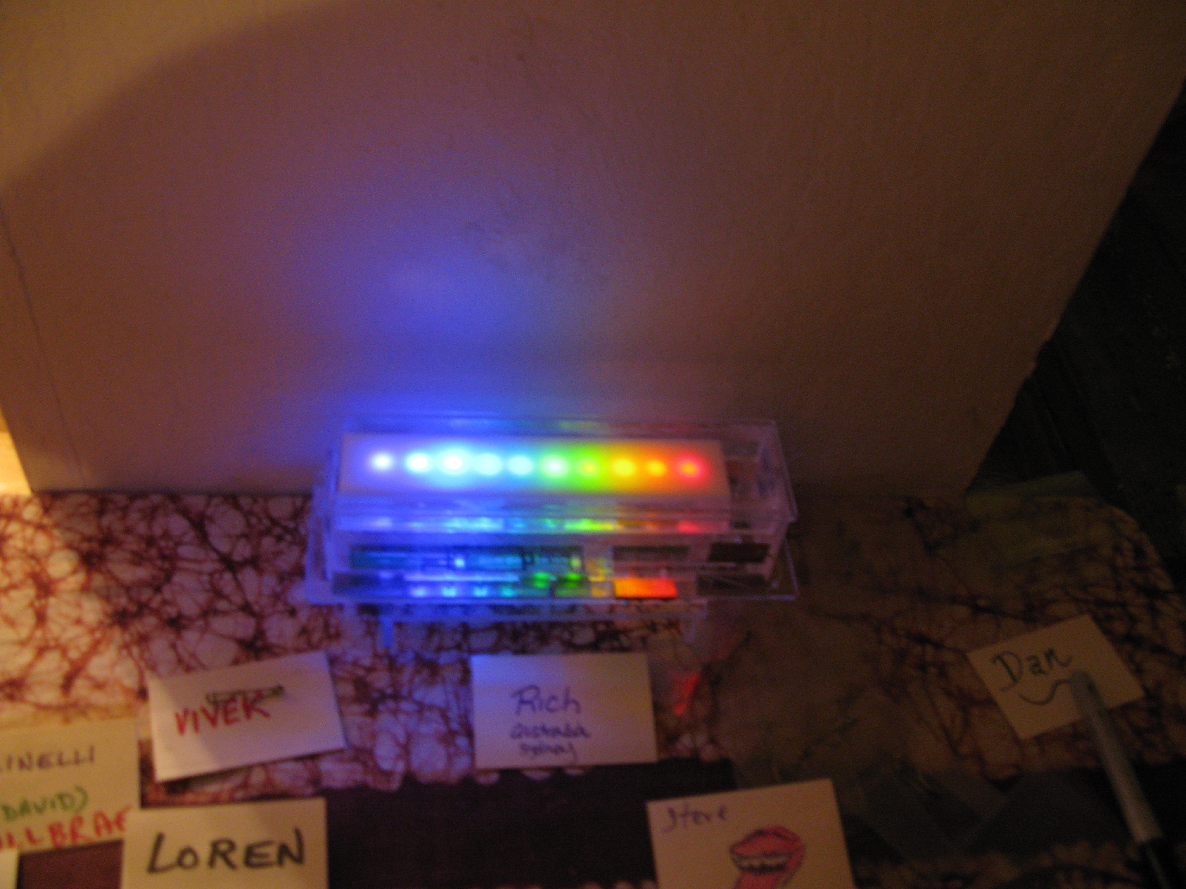 Nametags and Rainbow LED Light From Scott Absalom
